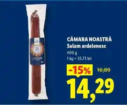 Lidl Cămara Noastră Salam ardelenesc Ofertă