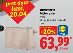 Lidl SILVERCREST Prăjitor pâine Ofertă