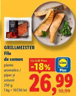 Lidl GRILLMEISTER File de somon Ofertă