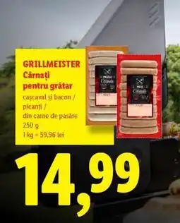 Lidl GRILLMEISTER Cârnați pentru grătar Ofertă