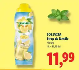 Lidl Solevita Sirop de lămâie Ofertă