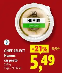 Lidl Chef Select Humus cu pesto Ofertă