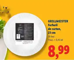 Lidl GRILLMEISTER Farfurii de carton, 23 cm Ofertă