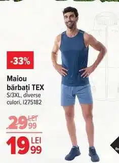 Carrefour Maiou bărbați TEX Ofertă