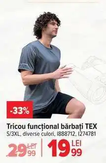 Carrefour Tricou funcțional, bărbați, TEX Ofertă