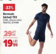 Carrefour Bermude bărbați, TEX Ofertă