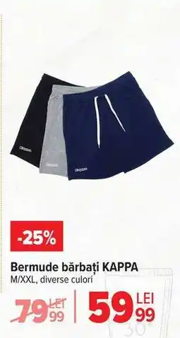 Carrefour Bermude bărbați, KAPPA Ofertă