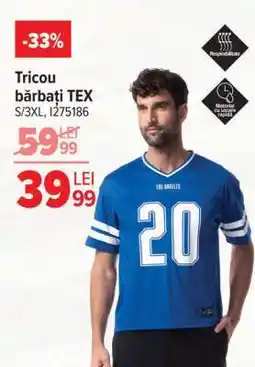 Carrefour Tricou bărbați, TEX Ofertă