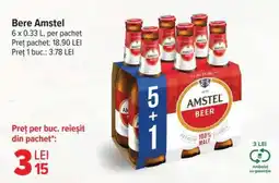 Carrefour Bere Amstel Ofertă