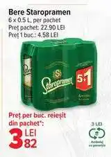 Carrefour Bere Staropramen Ofertă
