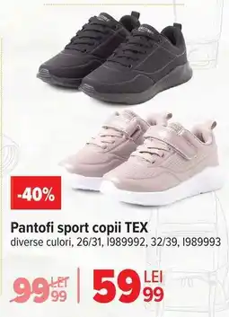 Carrefour Pantofi sport copii TEX Ofertă