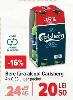 Carrefour Bere fără alcool Carlsberg Ofertă