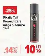 Carrefour Fixativ Taft Power Ofertă