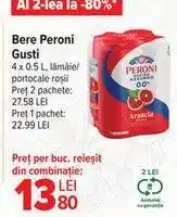 Carrefour Bere Peroni Gusti Ofertă