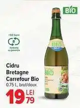 Carrefour Cidru Bretagne Carrefour Bio Ofertă