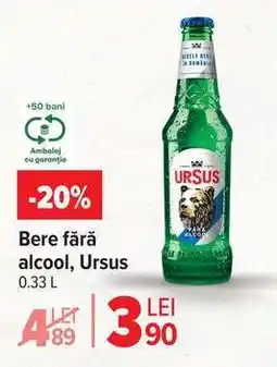 Carrefour Bere fără alcool Ursus Ofertă