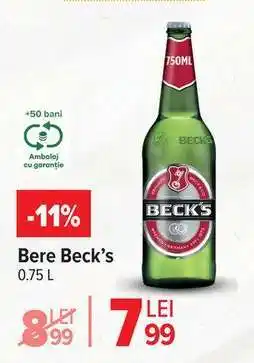 Carrefour Bere Beck's Ofertă