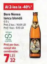 Carrefour Bere Nenea Iancu blondă Ofertă