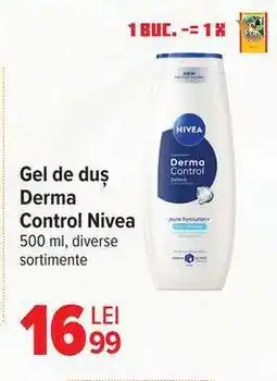 Carrefour Gel de duș Derma Control Nivea Ofertă