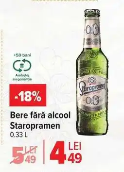 Carrefour Bere fără alcool Staropramen Ofertă