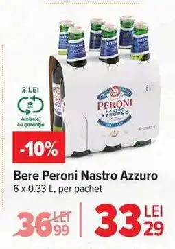 Carrefour Bere Peroni Nastro Azzuro Ofertă