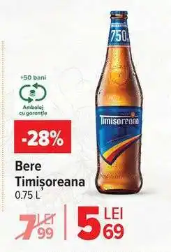 Carrefour Bere Timisoreana Ofertă