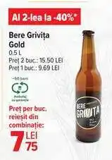 Carrefour Bere Grivița Gold Ofertă