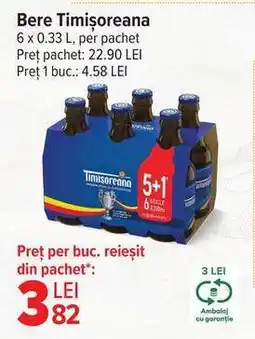 Carrefour Bere Timisoreana Ofertă
