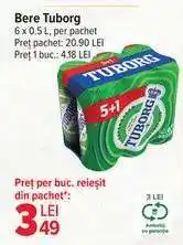 Carrefour Bere Tuborg Ofertă
