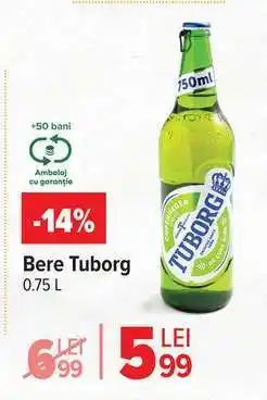Carrefour Bere Tuborg Ofertă