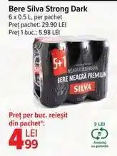 Carrefour Bere Silva Strong Dark Ofertă