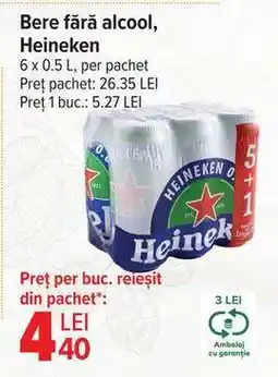 Carrefour Bere fără alcool Heineken Ofertă