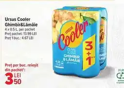 Carrefour Ursus Cooler Ghimbir&Lămâie Ofertă