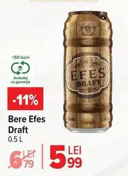 Carrefour Bere Efes Draft Ofertă