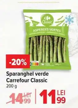 Carrefour Sparanghel verde Carrefour Classic Ofertă