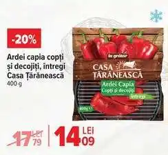 Carrefour Ardei capia copți și decojiți, întregi Casa Țărănească Ofertă