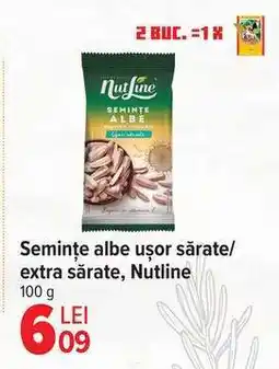Carrefour Semințe albe ușor sărate/extra sărate, Nutline Ofertă