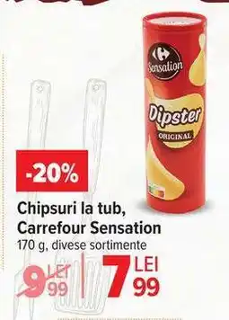 Carrefour Chipsuri la tub, Carrefour Sensation Ofertă