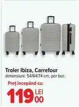 Carrefour Troler Ibiza, Carrefour Ofertă