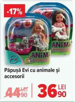 Carrefour Păpușă Evi cu animale și accesorii Ofertă