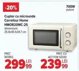 Carrefour Cuptor cu microunde Carrefour Home HMOR20WC-25 Ofertă