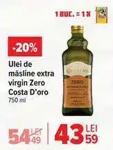 Carrefour Ulei de măsline extra virgin Zero Costa D’oro Ofertă