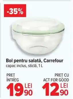 Carrefour Bol pentru salată, Carrefour Ofertă