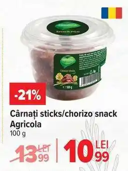 Carrefour Cârnați sticks/chorizo snack Agricola Ofertă