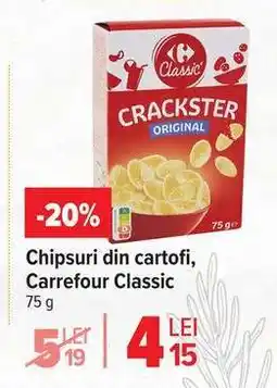 Carrefour Chipsuri din cartofi, Carrefour Classic Ofertă