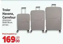 Carrefour Troler Havana, Carrefour Ofertă