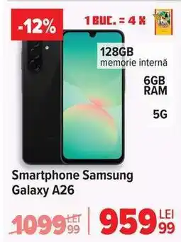 Carrefour Smartphone Samsung Galaxy A26 Ofertă