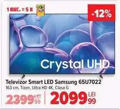 Carrefour Televizor Smart LED Samsung 65U7022 Ofertă