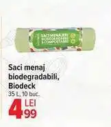 Carrefour Saci menaj biodegradabili, Biodeck Ofertă