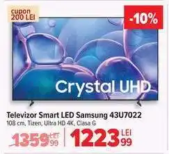 Carrefour Televizor Smart LED Samsung 43U7022 Ofertă
